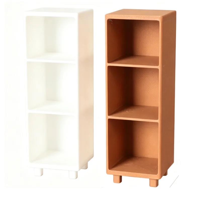 

1Pcs 1:12 Dollhouse Miniature Bookshelf Bookcase Model Simulation Storage Cabinet Locker Ornament Furniture Decor Toy
