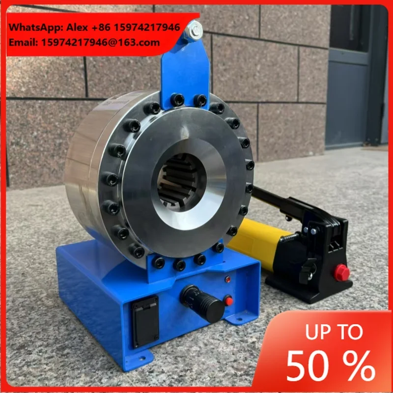 Hot Sale Portable Handheld Hydraulic Hose Crimping Machine Small Mobile Van Original Manual New Condition For Factories