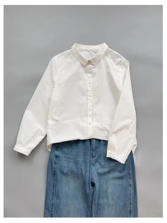 

Женская универсальная качественная дышащая длинная коллекция из чистого хлопка с квадратным воротником, повседневная осенняя коллекция Faion