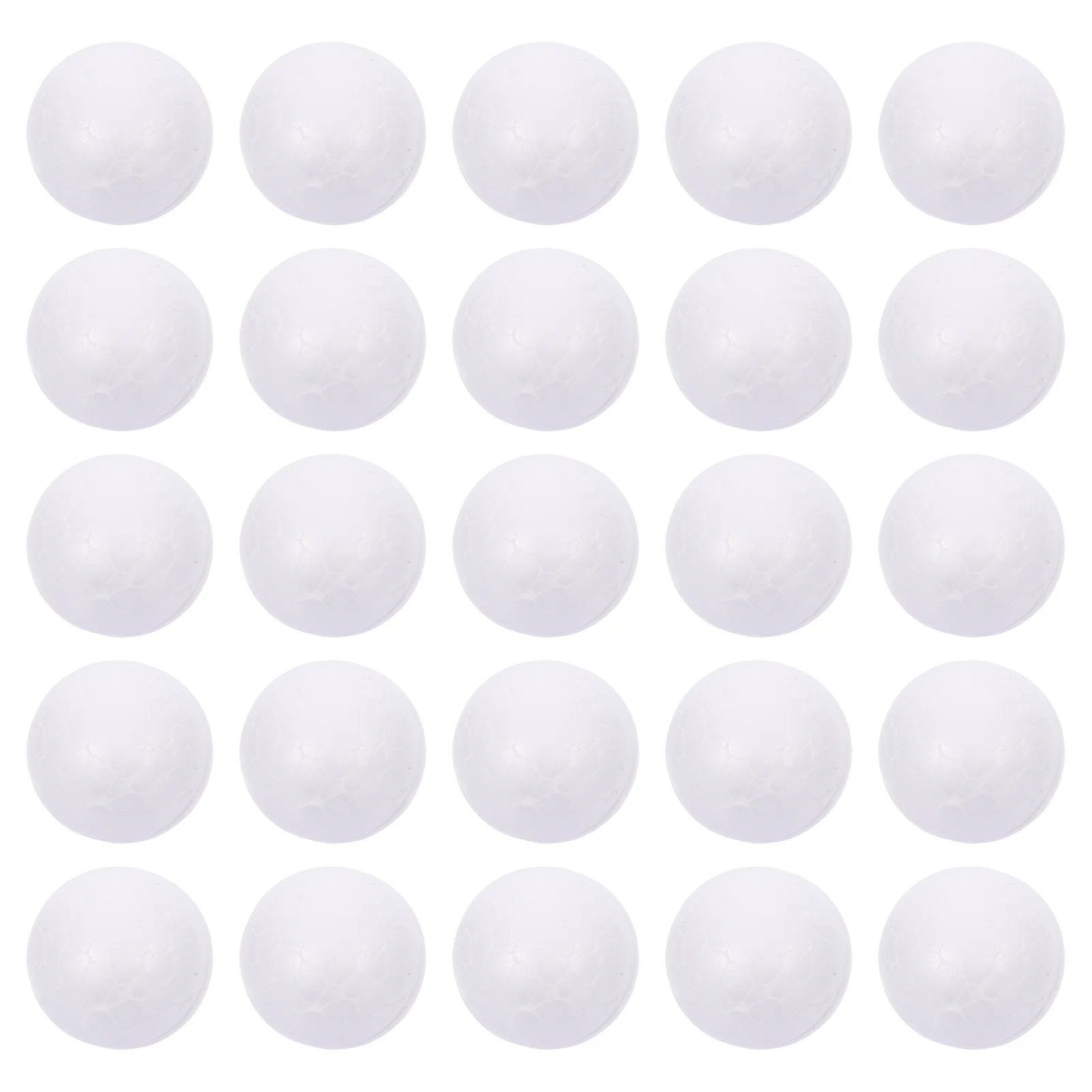 50 Pcs Wedding Decor Solid Ball White Balls 6cm The Flowers Craft Polystyrene Toddler