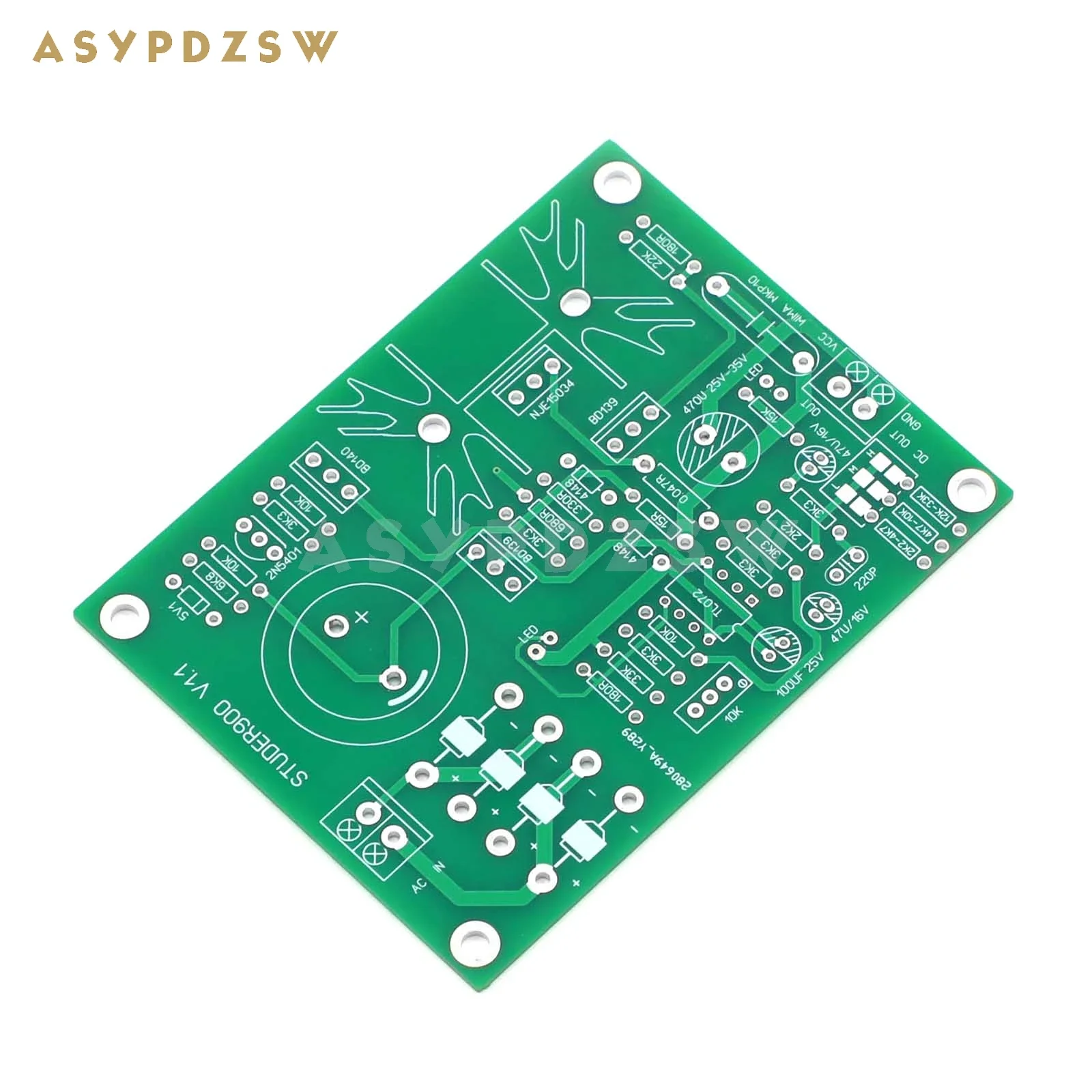 Base on STUDER 900 circuit Power supply Bare PCB For preamplifier/DAC