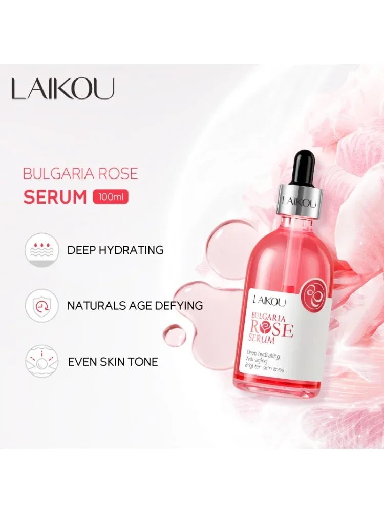 

LAIKOU Serum for Face Rose Essence 100ml Nourishing, Repairing, Moisturizing，Firming,original Facial Serum Skincare Product