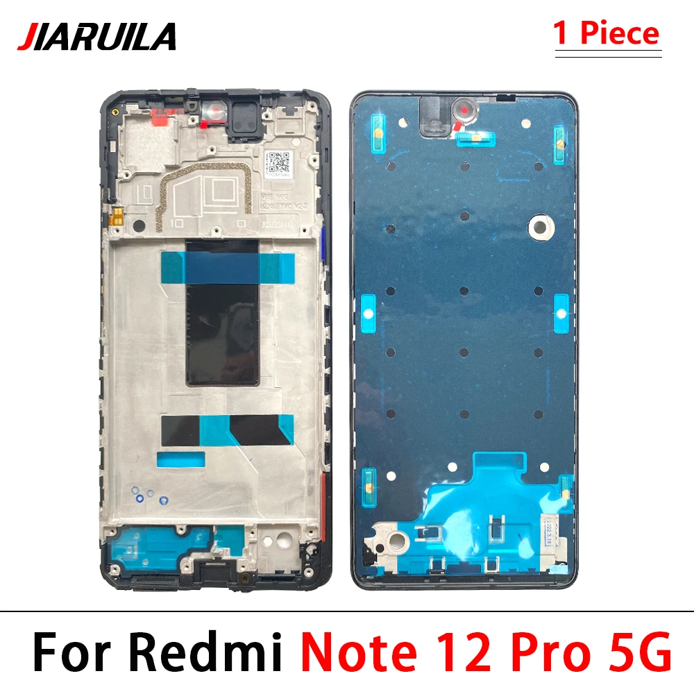 Housing Middle Frame LCD Bezel Plate Panel Chassis For Xiaomi Redmi Note 12 Pro 4G 5G 12s Front Frame Housing Bezel Repair