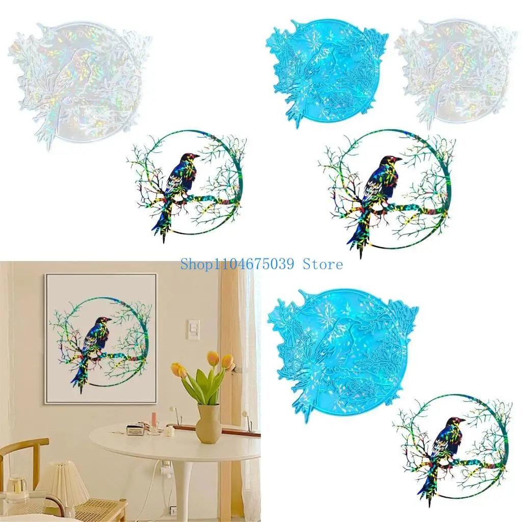

5asd Life Tree Themed Wall Decoration Mould Epoxy Resin Mold for Craft Enthusiasts
