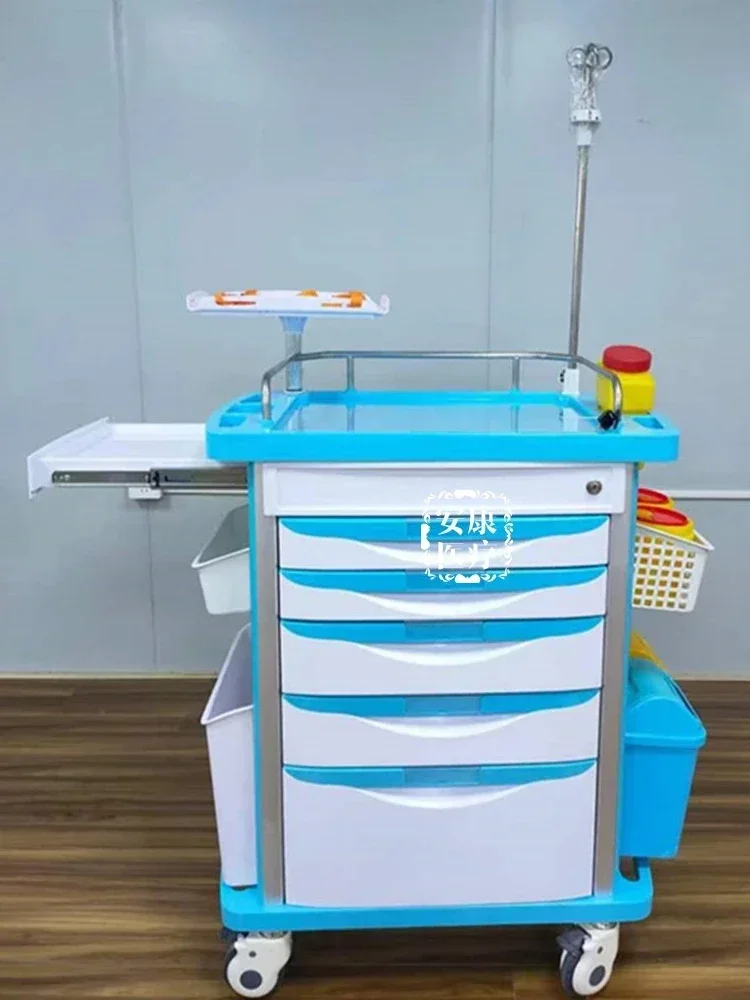 First Aid Treatment Nursing Cart First Aid Nursing Medicine Delivery and Dressing Change Anesthesia Infusion Beauty Car