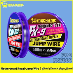 MECHANIC FX-9 FXV009 Motherboard Repair Jumper Wire Fingerprint Welding Point Repair Line 200m For Phone CPU PCB Chip Repair