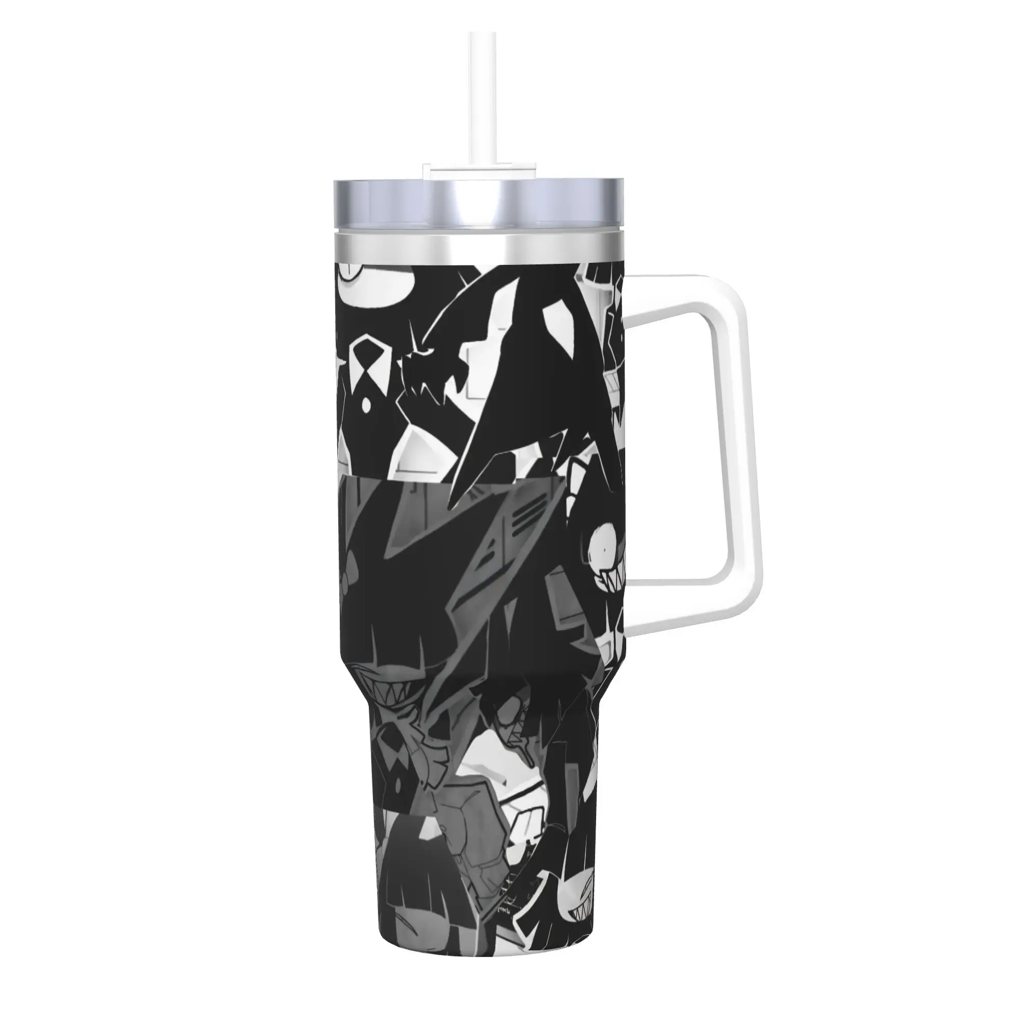 FPE Fundamental Paper Education 40oz Tumbler Stainless Steel Double Wall Vacuum Insulated  Tumblers Cup With Straw