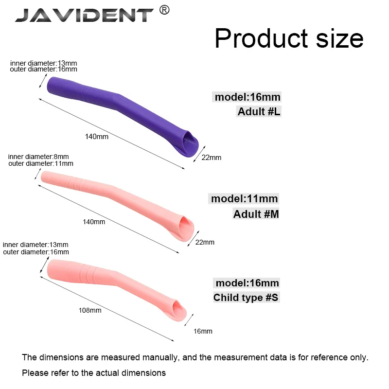 Disposable Dental Saliva Ejectors—Small and Large Duckbill-Shaped Oral Consumables—Suitable for High-Temperature Sterilization