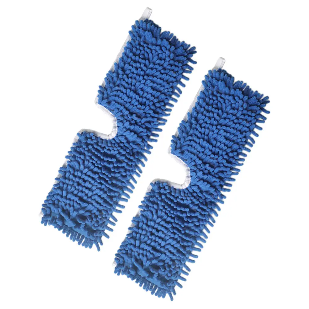 

2 шт. сменные насадки для швабры из шенилла, моющиеся, многоразовые, для уборки твердых полов, плитки, дома и офиса