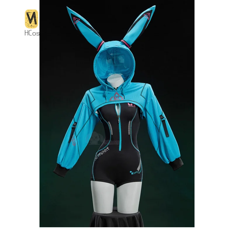 

HCos mikuu Cosplay Costume Bunny Girl Jumpsuit Halloween Carnival Uniform Anime Clothing Party Suit