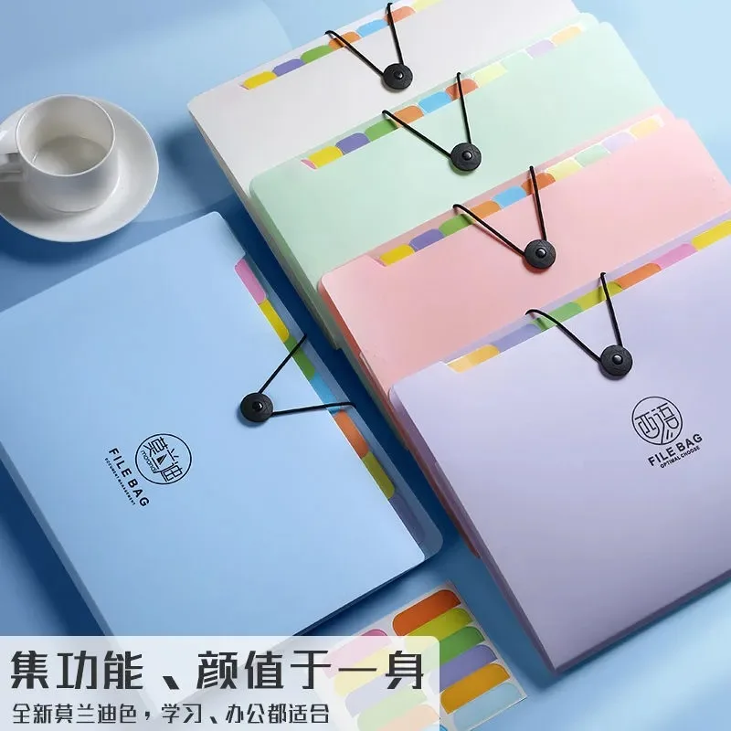 Small Expanding File Folder With 12 Pockets Receipt Organizer Folder Accordion Folder Office Document  PP Wallet Case Waterproo