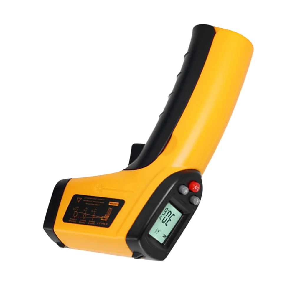 Temperature Meter Infrared Thermometer Powered By 2x AAA Batteries Measurement Range -50 400 C For HVAC Systems