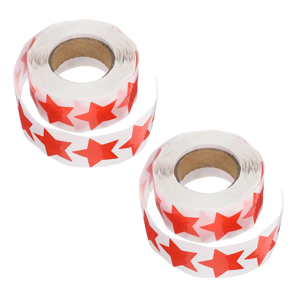 

2 Rolls Stickers Star Star Sticker Roll Design Body Makeup Beach Activities Sun Absorption Breathable Material