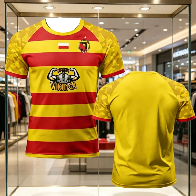 New 3D 2026 Jagiellonia Białystok Football Jersey Polish Special Summer Sports Jersey Tshirt Koszulka Family Matching Top