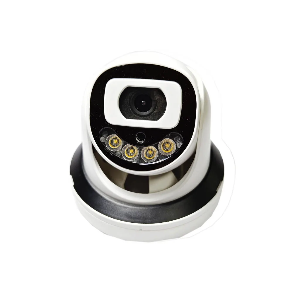 Imagem -04 - Câmera Dome Coaxial Cctv Ahd Visão Noturna Full Color Matriz Luz Quente Ahd 24h 4k 8mp 5mp 4mp 1080p 720p