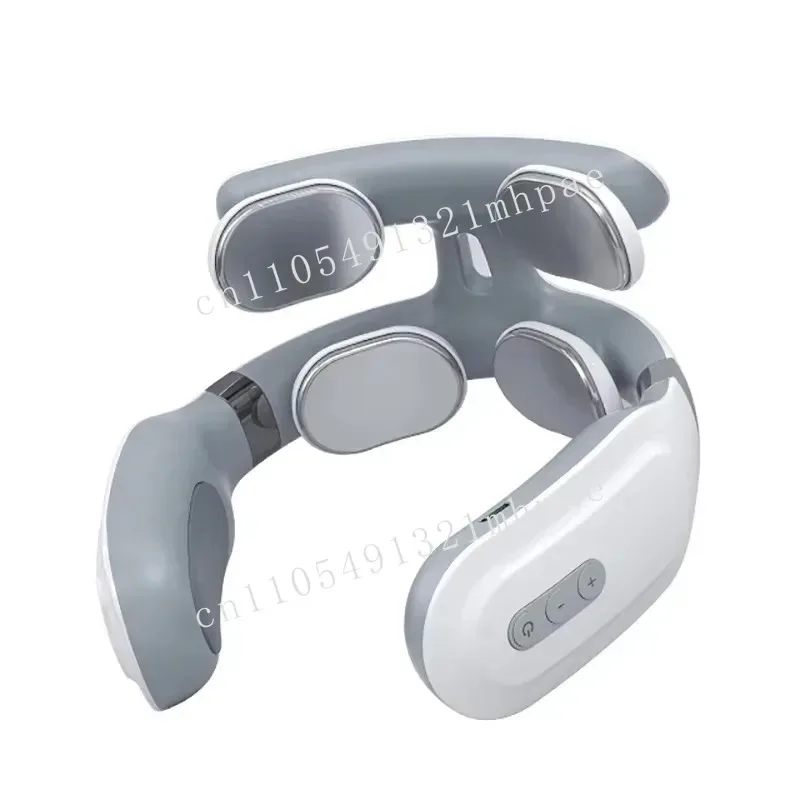 Portable intelligent electric heating neck and shoulder massager