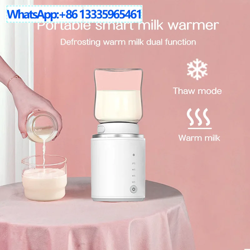 

Automatic intelligent constant temperature milk warmer, portable multi-functional milk warmer, thawing and heating bottle