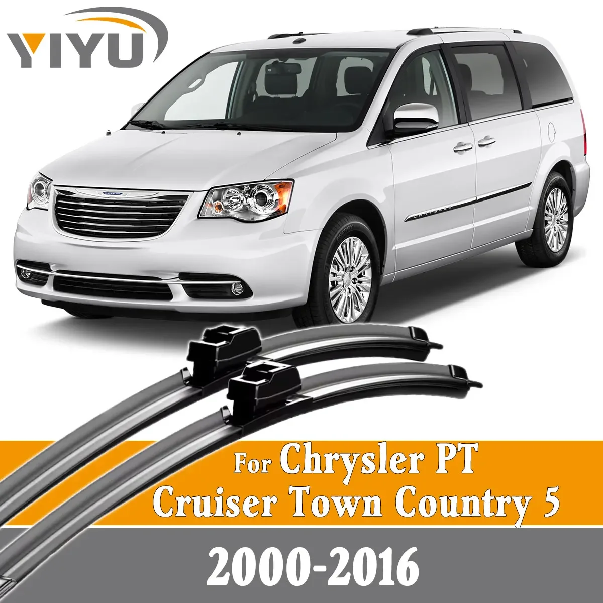 

2PCS Car Front Wiper Blades For Chrysler PT Cruiser Town Country 5 2000-2016 Accessories Window Windscreen Windshield