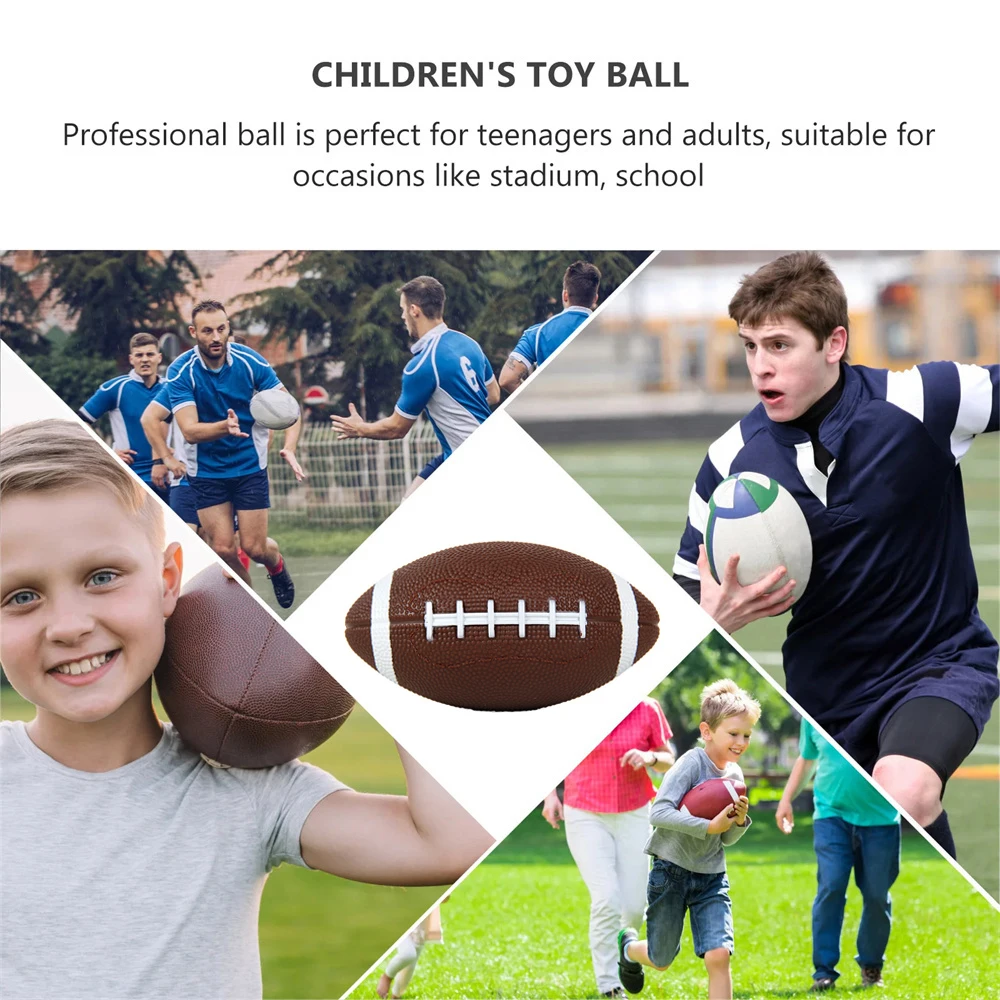 Rugby Standard Rugby Student Team Sports Game Teaching Inflation Balloon Training Indoor And Outdoor Sports Equipment