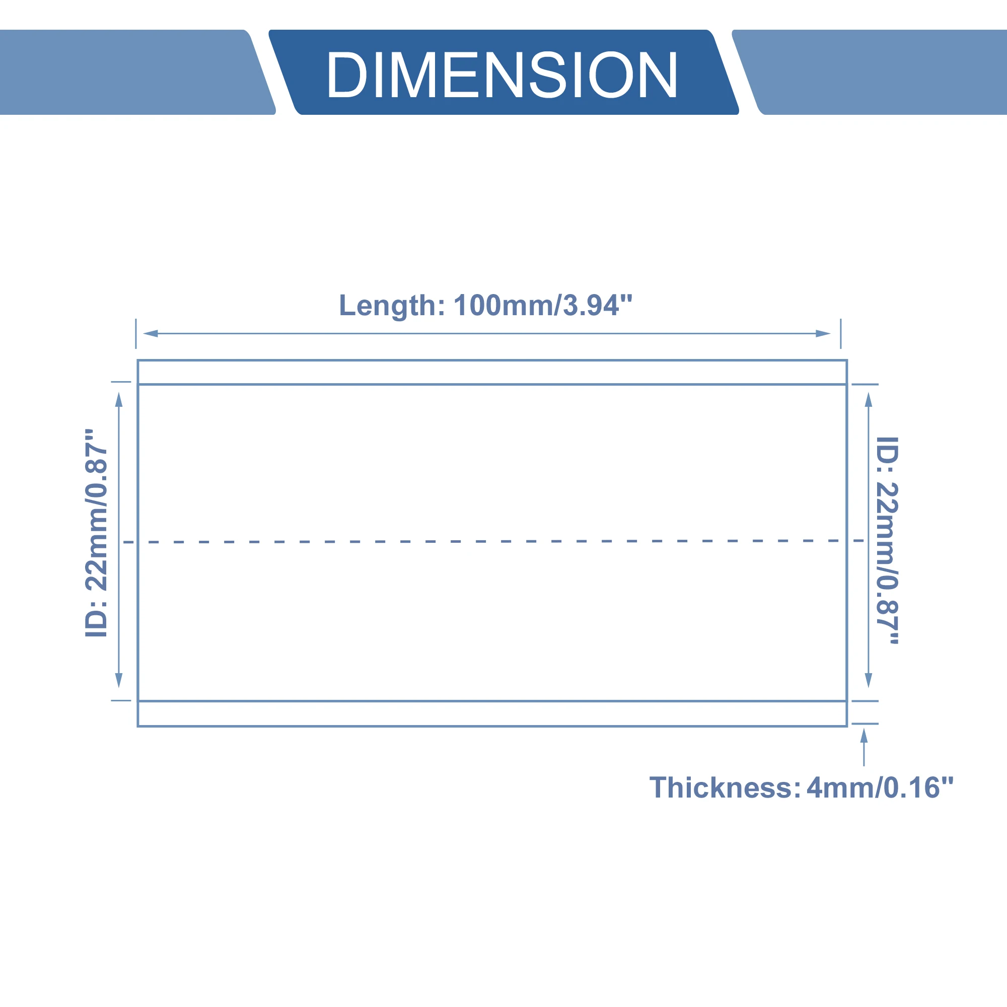 UXCELL 1 Set 22 mm 25 mm 30 mm 32 mm 35 mm Innendurchmesser 100 mm Länge 0 Grad Schwarz Rot Auto-Silikonschlauch mit Klemmen Kühlmittelschlauch Universal – Detail 7