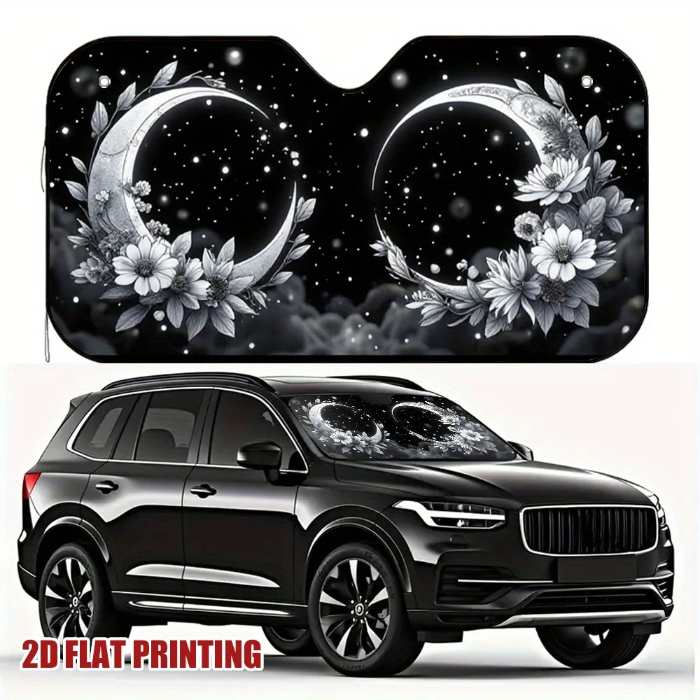 

Цельный автомобильный солнцезащитный козырек Celestial Harmony, идеально подходит для расширенных парковки, помощники сохраняют интерьер крутой.