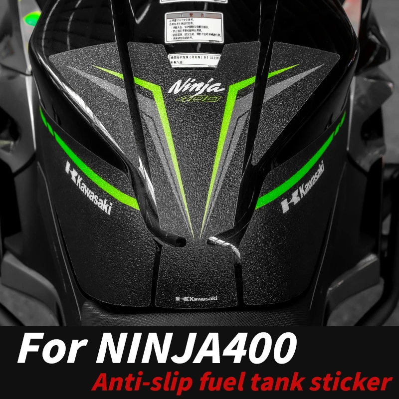 

Suitable For Kawasaki Ninja 400 Fuel Tank Slip-Resistant Fishbone Protectors Custom Anti-Scratch Modification Stickers