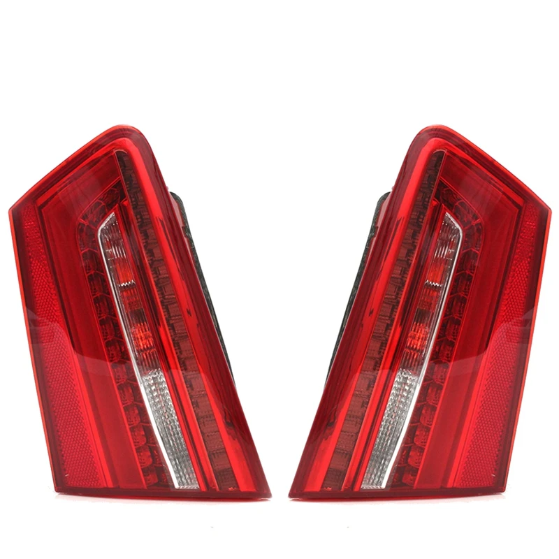 2Pcs Car LED Rear Inner Tail Light Brake Lamp With Bulb Wiring Harness For- A6 C7 2010-2016 4G5945093 4G5945094