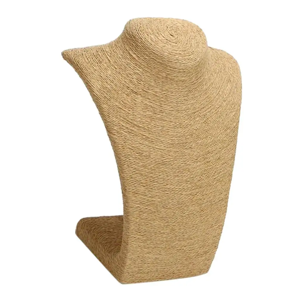 Présentoirs à bijoux en PVC, figurine de collier