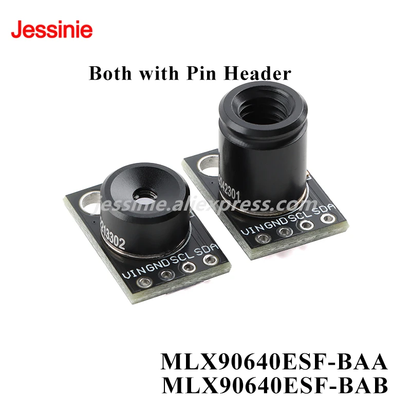MLX90640ESF-BAA/BAB Non-contact Infrared Temperature Measurement Dot Matrix Sensor Module Infrared Imaging/IR Thermal Imager