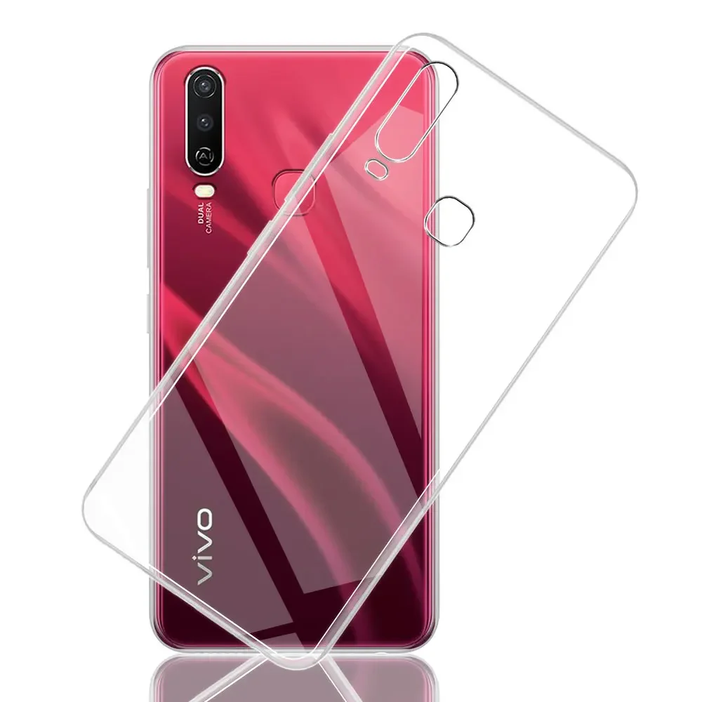 For vivo 1906 Case Soft Silicone Cover For Vivo 1904 Phone Cases For Vivo 1940 1941 Clear Shockproof Protect Bumper Coque