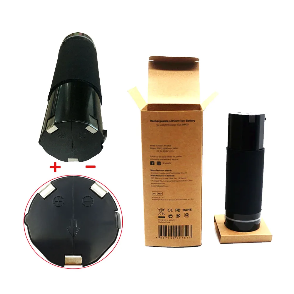 Original 24V 2500mAh rechargeable lithium-ion battery suitable for massage gun upgraded battery fascia gun accessories