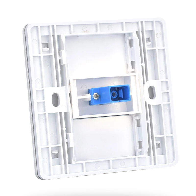 SC UPC Socket Wall Outlet Panel For SC/SC Optical Fiber Cable Port Connector Faceplate