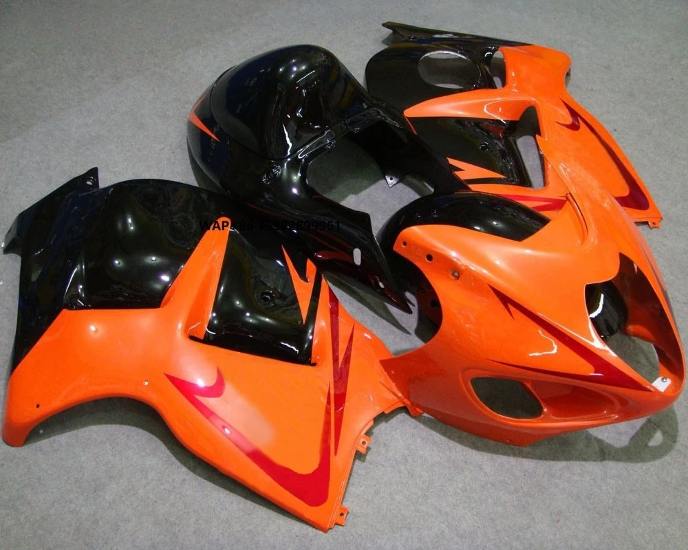 

Orange Black Body Kit for Suzuki GSXR1300 Hayabusa Fairings 1999 2000 2002 2006 2007 GSXR-1300 99-07 ABS Motorcycle Cowling