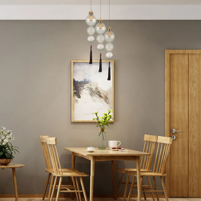 Postmodern Minimalist Nordic Style Pendant Lights Gourd-Shaped Chandelier Living Room Dining Room Bedroom Hanging Lamps Fixtures