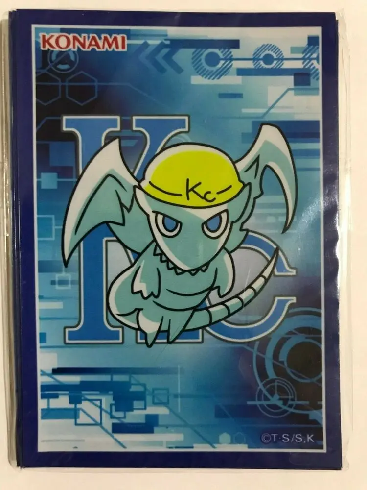 

YuGiOh Official Konami Blue Eyes White Dragon Chibi KC Sleeves 10 Pcs SEALED NEW Card Collection