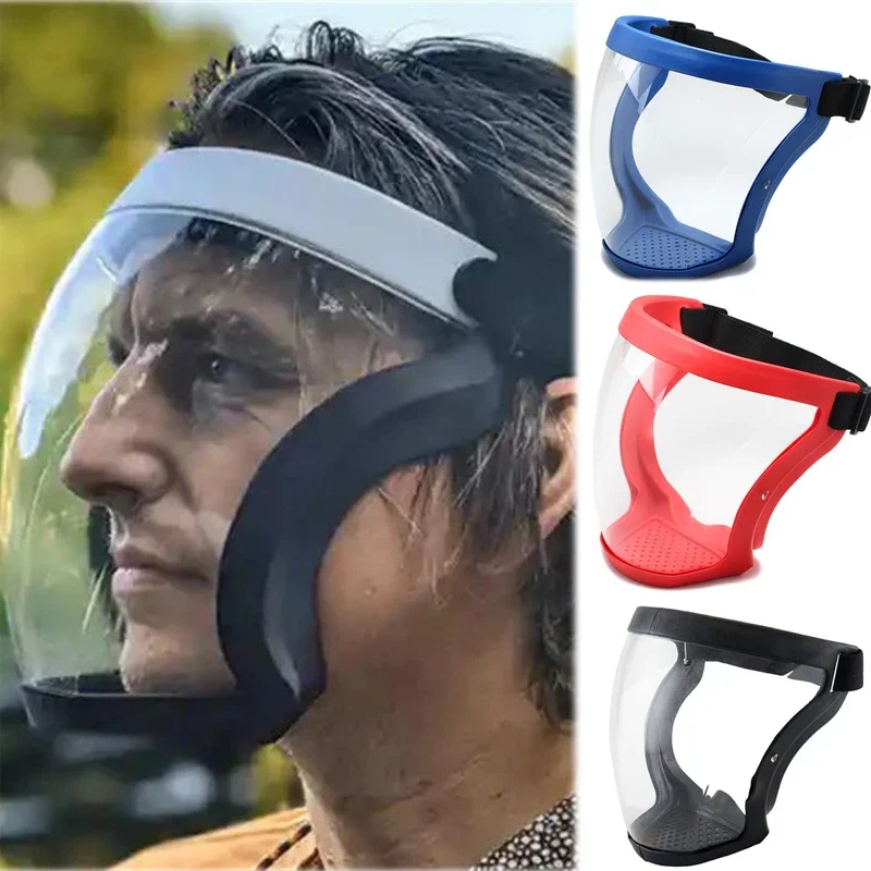 Transparent Safety Mask WindProof Anti Fog Maskface Transparent Protective Safety Glasses Kitchen Protection Anti-splash Mask