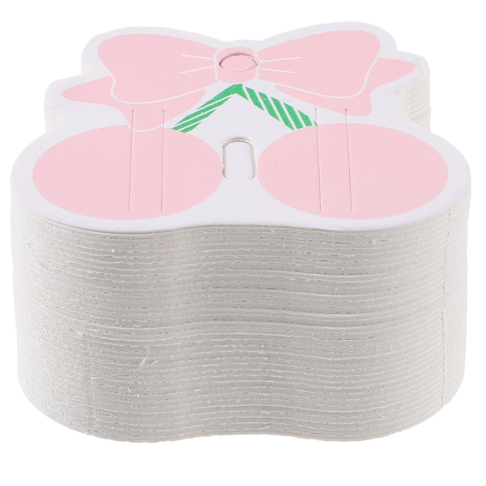 

200Pcs Children Hair Clips Display Cards Sturdy Paperboard for Jewelry Organizers Hairpin Holder Bulk Craft Accessories