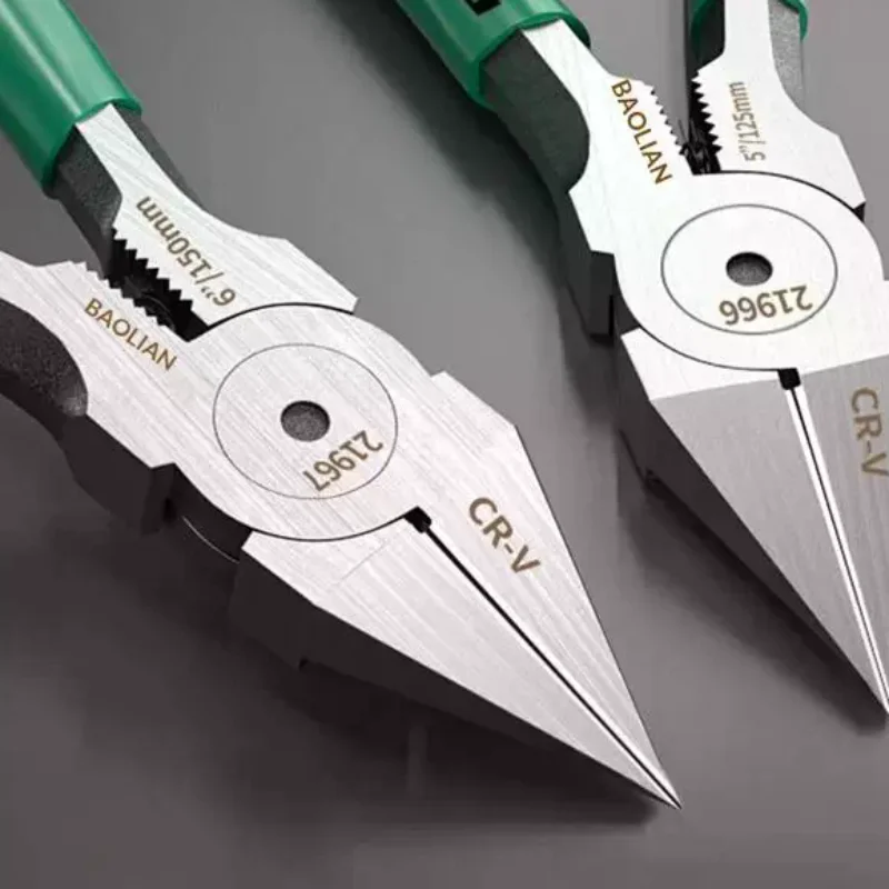 Industrial Grade Special Sharp Side Mouth Pliers,High Hardness Electrician Small Diagonal Pliers,Electrician Manual Tool