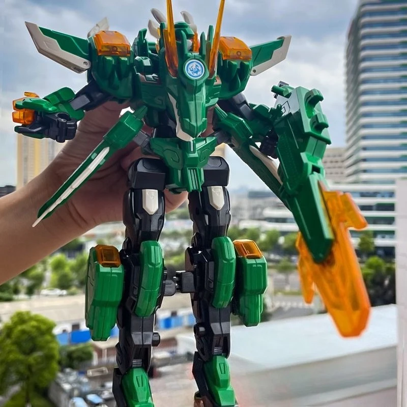 2025 novo robô de deformação diy modelo de plástico brinquedos 7 ''/26cm ornamento de mesa brinquedo das crianças para meninos presentes de natal aniversário convidados presentes