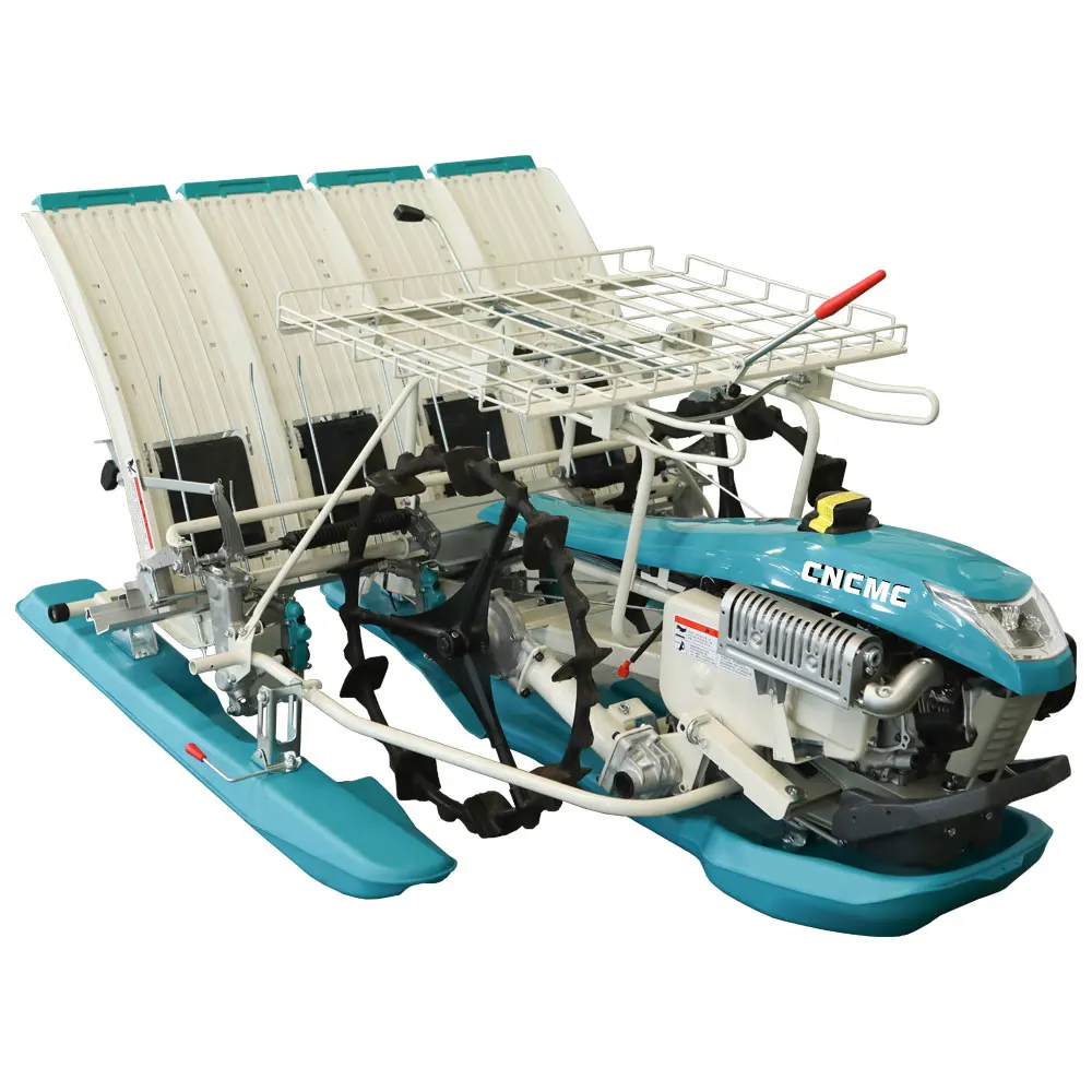

【Hot】CNCMC China Supplier 4 Row 6 Row Rice Paddy Seeders Walk Behind Hand Push Transplanter Planting