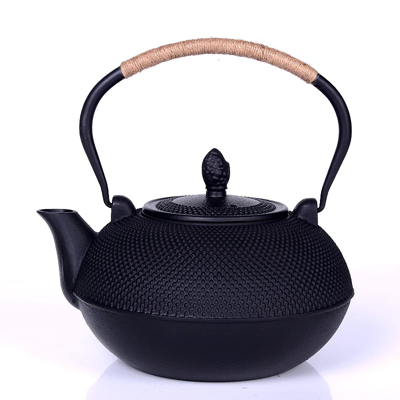 

Cast iron teapot, charcoal stove, open flame heating, special handmade pig iron kettle, uncoated kettle, teapot