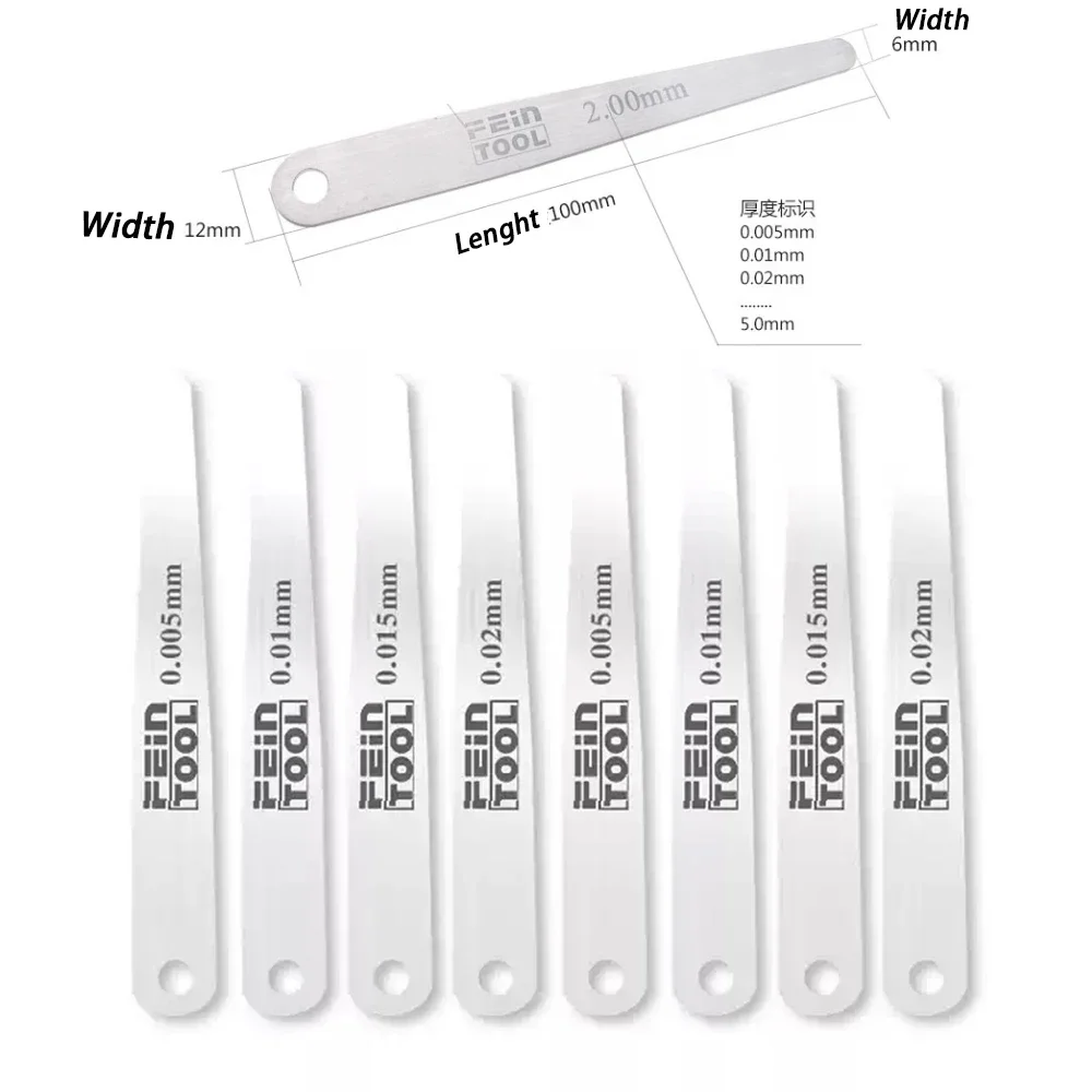 1Pcs L100A Feeler Gauge Metric Size 0.005-5mm Thickness Gap-Metric Filler-Feeler Gauges For Measurements Tool For Probe Gap