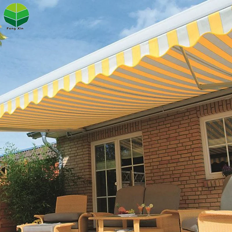 

Wholesale Villa Home Window Extruded Aluminum Alloy Cassette Custom Size Retractable Canopy Awning