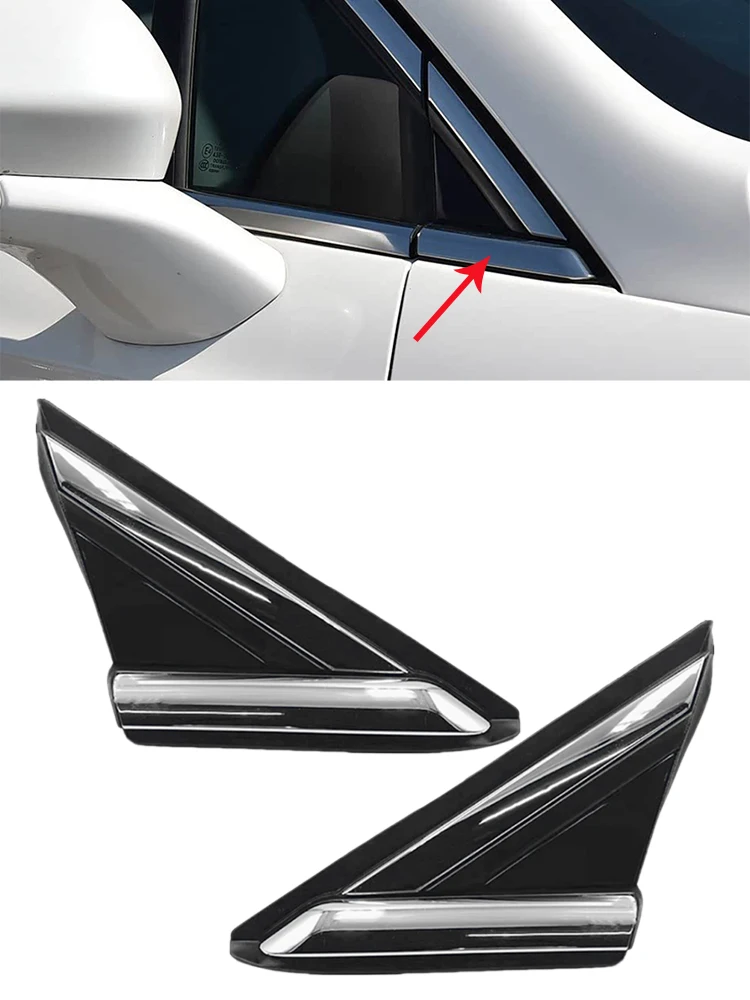 

For Ford Mondeo Fusion 2013 2014 2015 2016 2017 2018 Front Window Triangle Corner Trim Panel Side