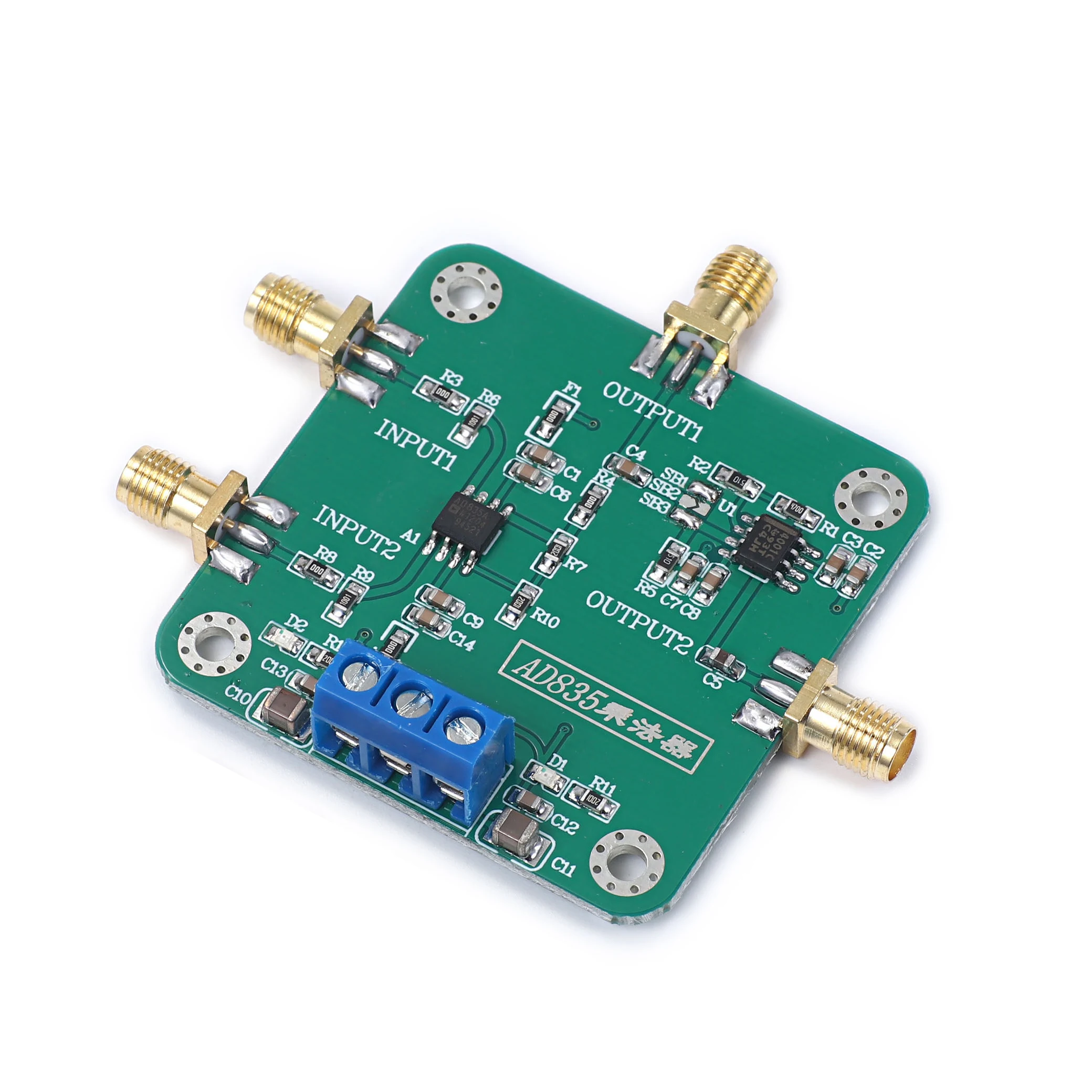 Multiplier module AD835 mixing Wideband modulation and demodulation Rear operational amplifier 4 quadrant analog multiplier