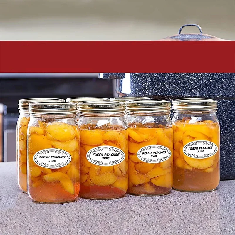 150 قطعة/لفة المشروبات الفواكه الخضروات الثلاجة الثلاجة التخزين المنظم ملصقات الغذاء الآمن كتالوج التاريخ 1*2.25 بوصة للمطبخ #2