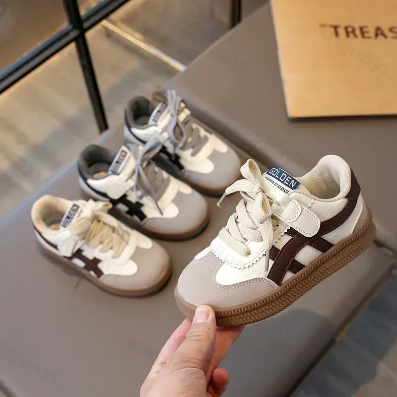 

Children's Sneakers 2025 New Soft Sole Non-slip Casual Student Running Shoes Baby Kids School Sports Shoes Boys Girls Flats