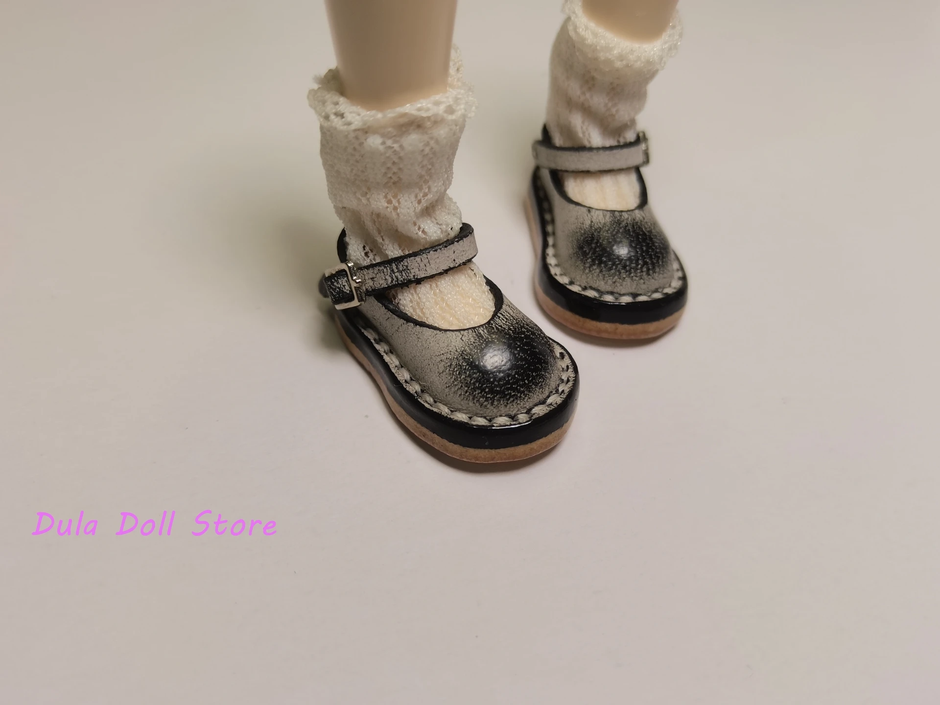 (Nuovo stile) Dula Doll Scarpe in pelle di vacchetta con strato superiore Blythe ob24 ob22 Corpo di pesce grande gl piccolo 6 Accessori per bambole Bjd