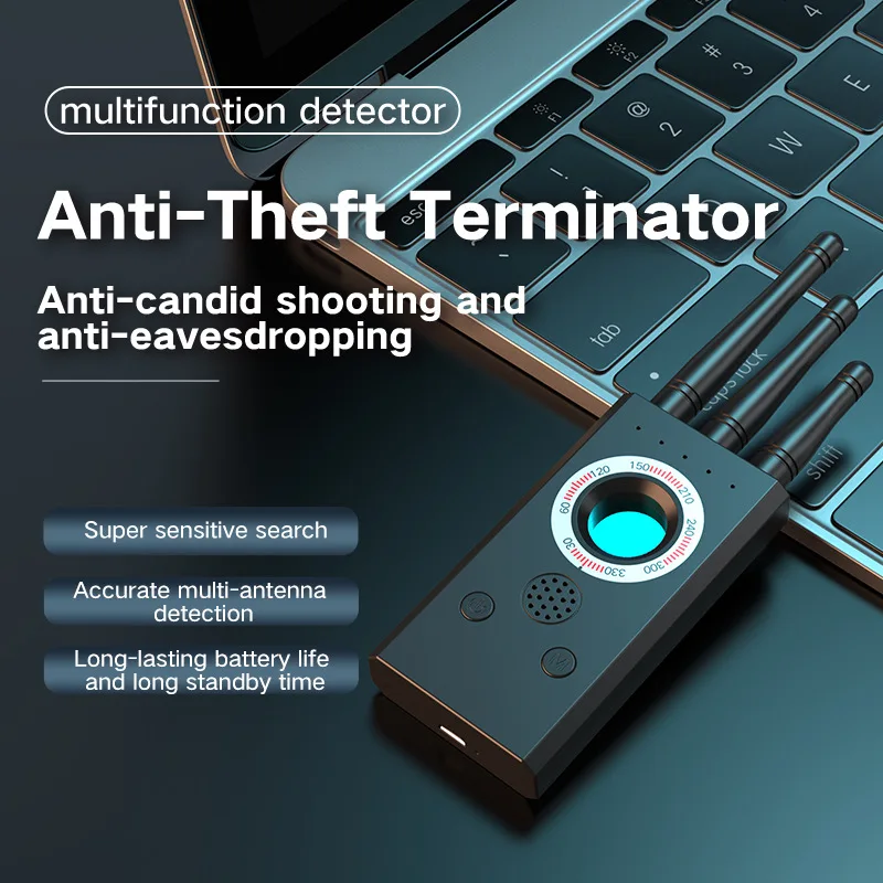 T16 busca gps posicionamento monitoramento rastreamento escuta câmera detector de varredura a laser luz alarme anti-roubo terminator