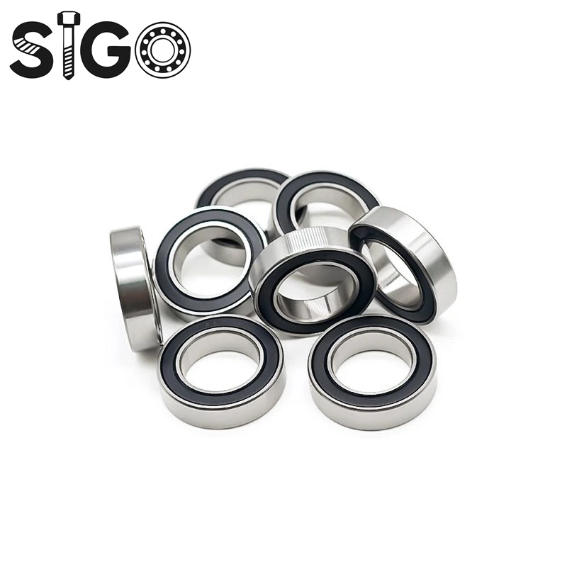 10pcs/lot 17287-2RS MR17287  17287RS GCR15 61902/17 Ball Bearing 17x28x7mm For Bike Wheels Bottom Bracket Repair Bearings